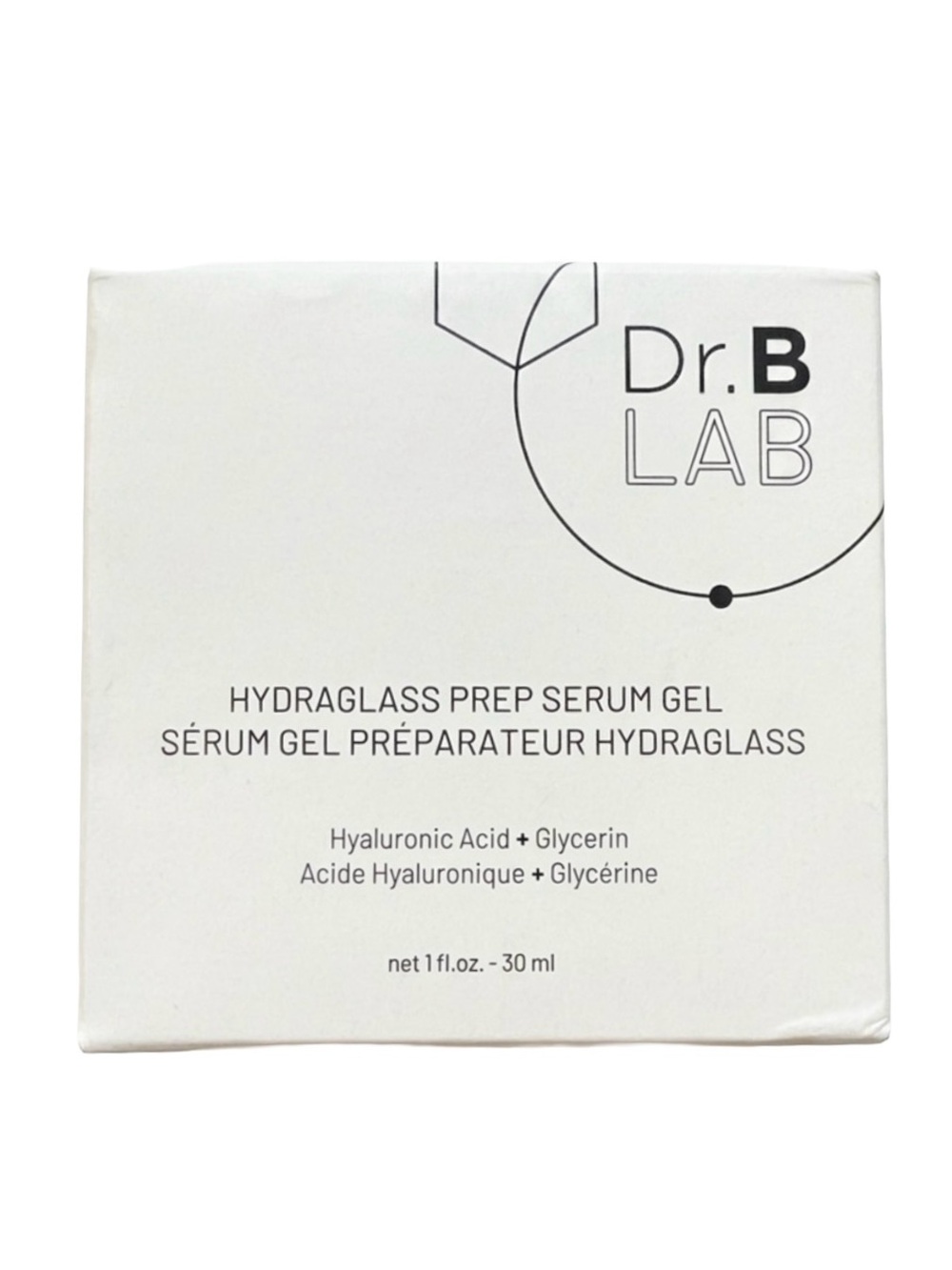 Dr Brandt Hydraglass Prep Serum Gel Full Size Glass Skin Hyaluronic Acid NIB